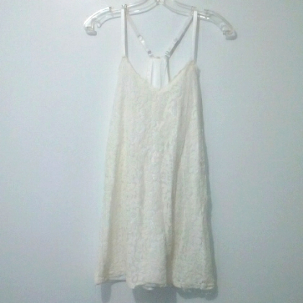 White lace dress